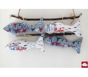 Stickserie ITH - Flip 'n Fold Fische - inkl. Schriftzüge